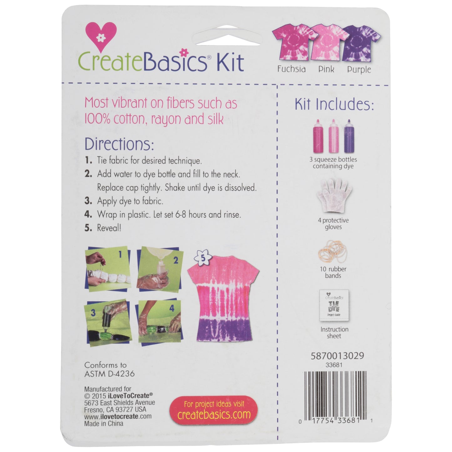 Tintura para camisetas Kit Nautical Tie Dye